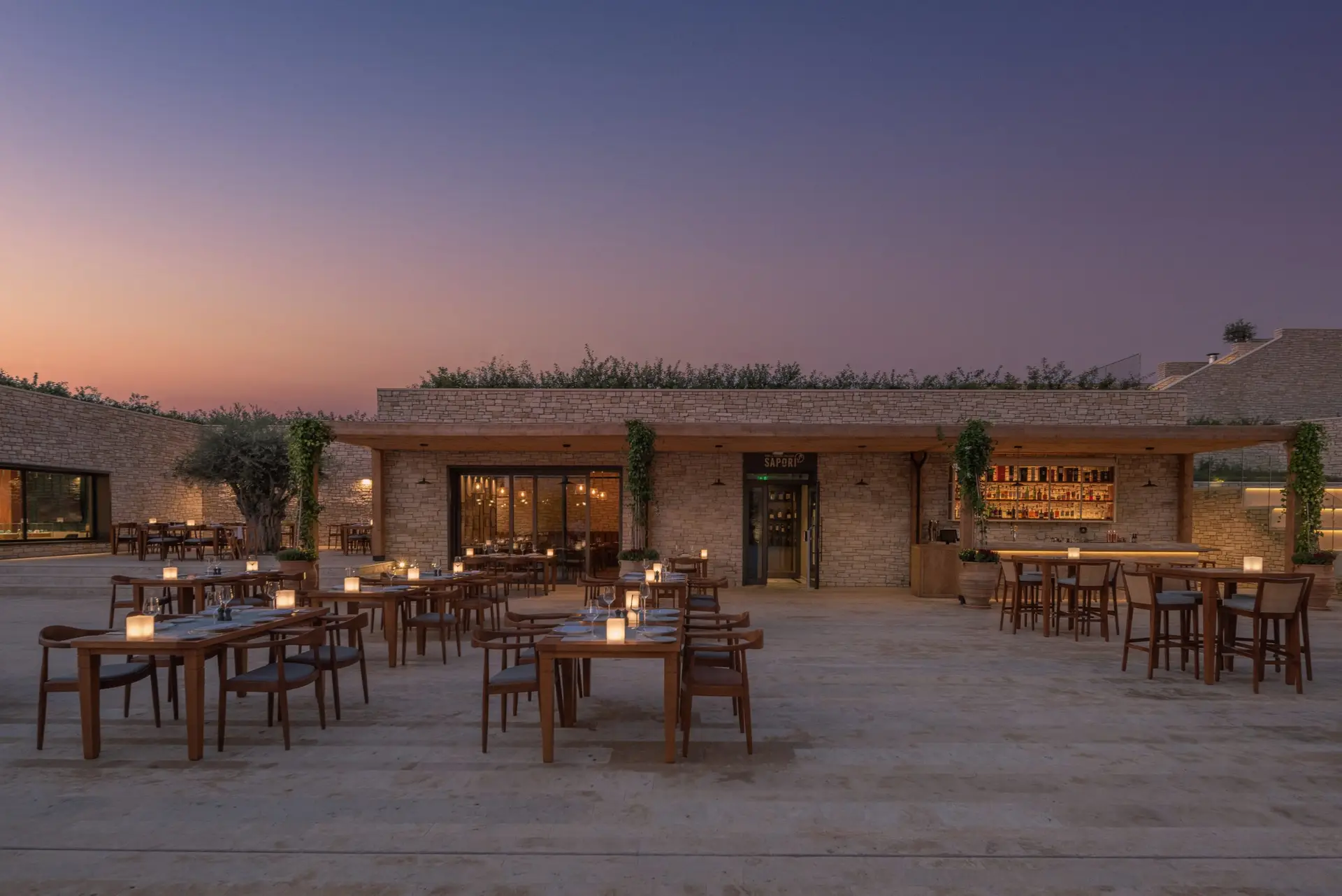 Sapori Italian restaurant in Paphos exterior