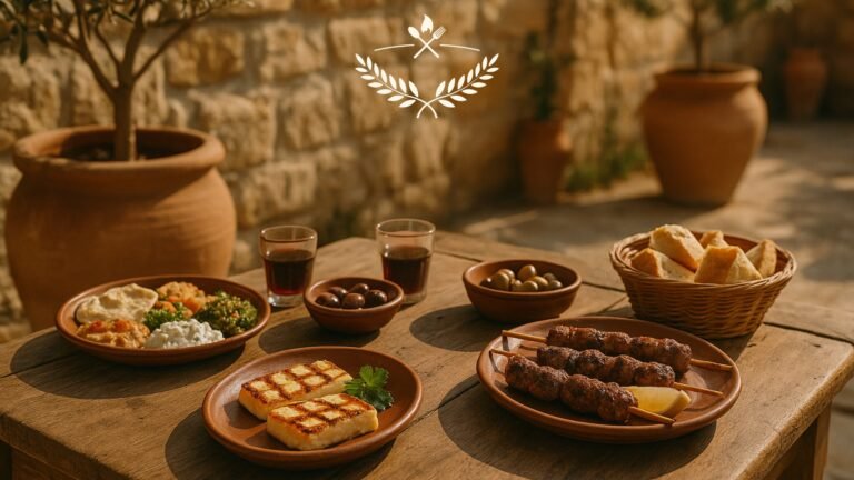 Traditional Cypriot dishes served at a local taverna a Restaurants Cyprus food guide