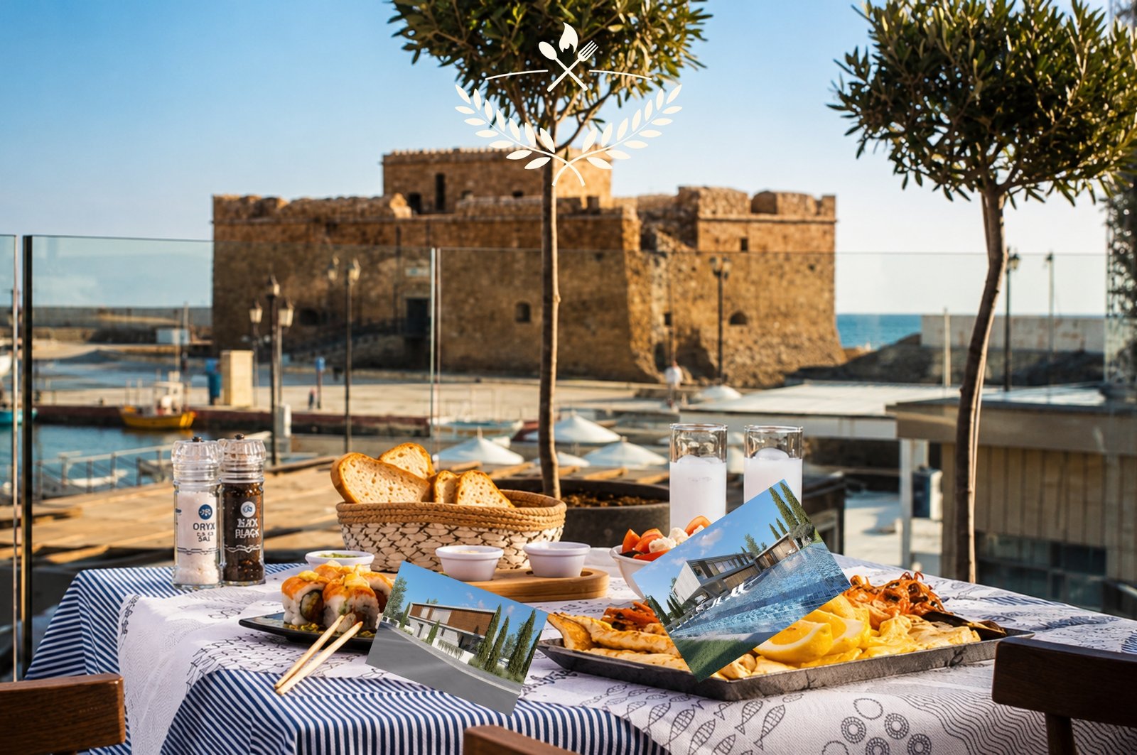 Best Restaurants in Cyprus for 2026 featuring Ocean Basket Paphos Limanaki, Sky7 Fine Dining Restaurant and Ierambelos