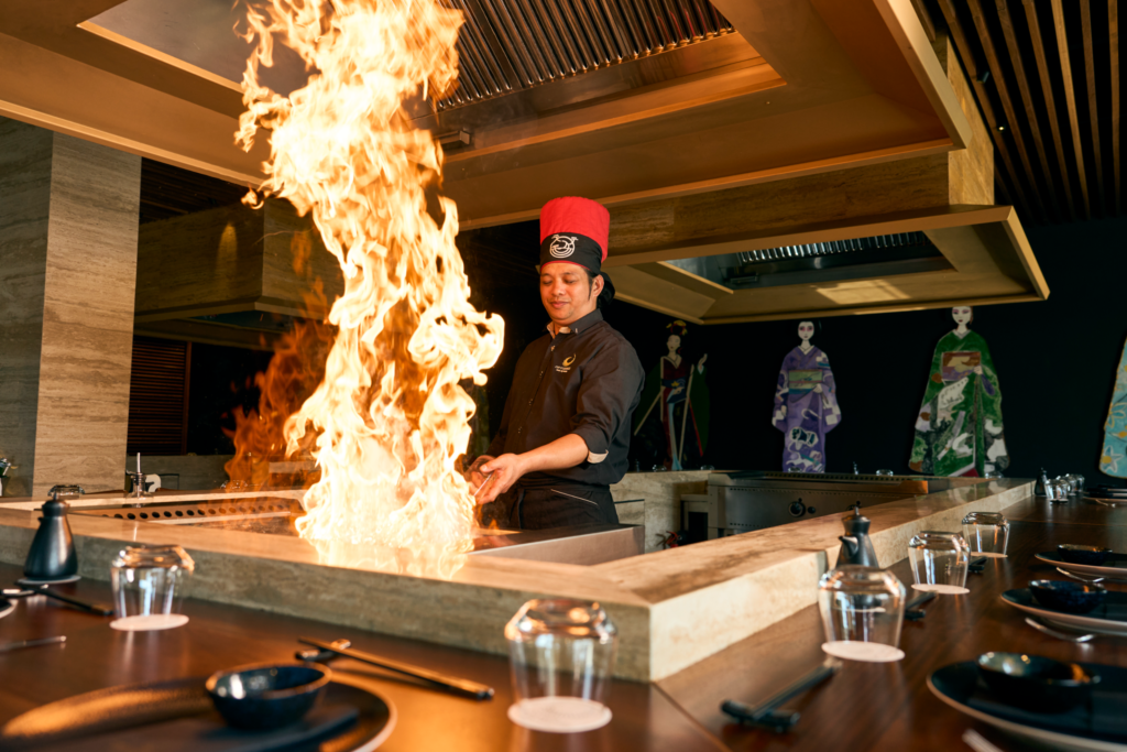 Bonsai Restaurant - Chef in Action