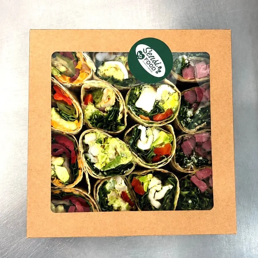 Sixteen-piece sharing wrap platter from Sensi Food